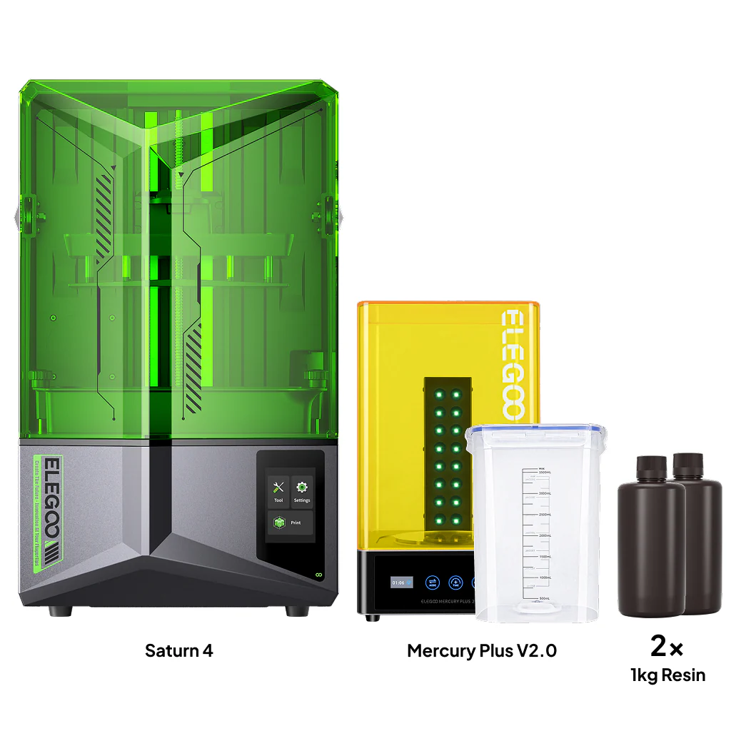 Saturn 4 Complete Bundle - Mercury Plus V2.0 & Resin